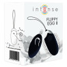 Intense - Oeuf Vibrant Flippy Ii Avec Télécommande Noir